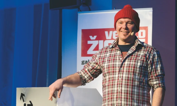 Tomas Bartninkas, vienas iš „Alaus bibliotekos“ bendraturčių: „Gal ir banalu, bet sėkmę lemia tikėjimas tuo, ką darai, ir aistra.“ Aušros Barysienės nuotr.
