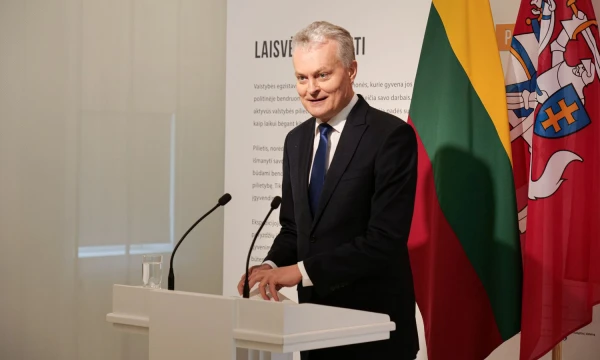 Gitano Nausėdos spaudos konferencija. Vladimiro Ivanovo (VŽ) nuotr.