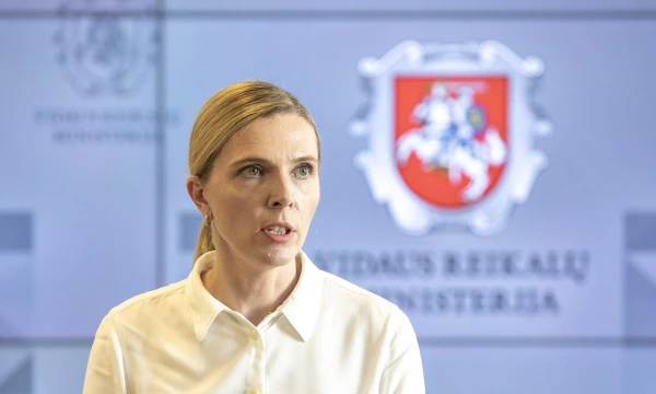 Vidaus reikalų ministrė Agnė Bilotaitė. Juliaus Kalinsko (15min.lt) nuotr. 