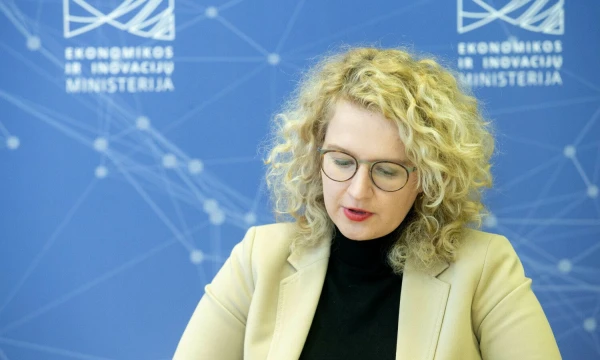 Aušrinė Armonaitė, ekonomikos ir inovacijų ministrė. Juditos Grigelytės (VŽ) nuotr.