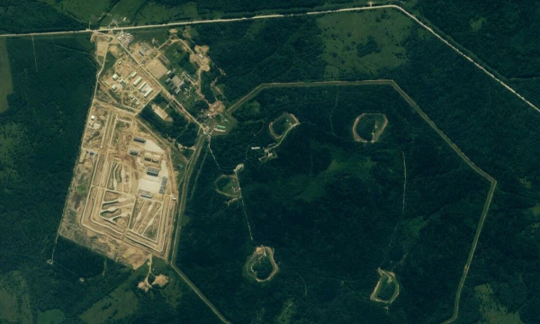 Potenciali branduolinės raketos paleidimo aikštelės netoli Vologdos miesto Rusijoje. „Reuters“/„Scanpix“ nuotr.