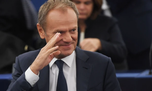 Donaldas Tuskas, EVT pirmininkas. Fredericas Florinas („AFP“ / „Scanpix“) nuotr. 