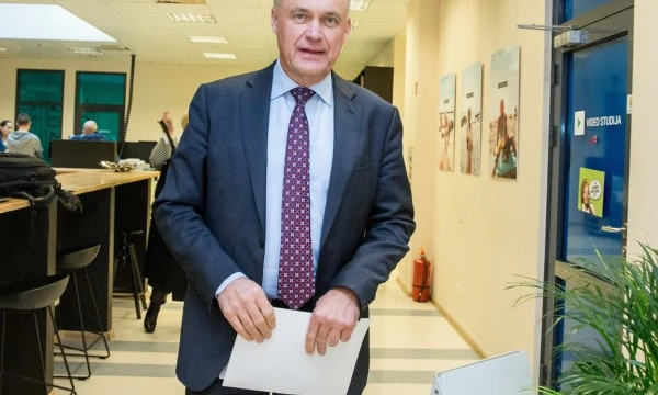 Robertas Dargis, Lietuvos pramonininkų konfederacijos prezidentas. Juditos Grigelytės (VŽ) nuotr.