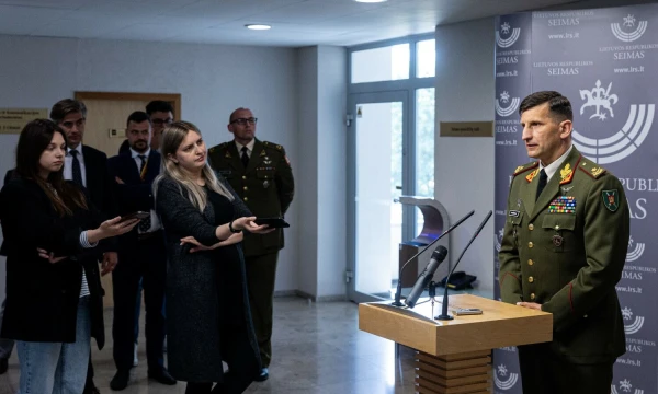 Raimundas Vaikšnoras, Lietuvos kariuomenės vadas. Pauliaus Paleckio (BNS) nuotr.
