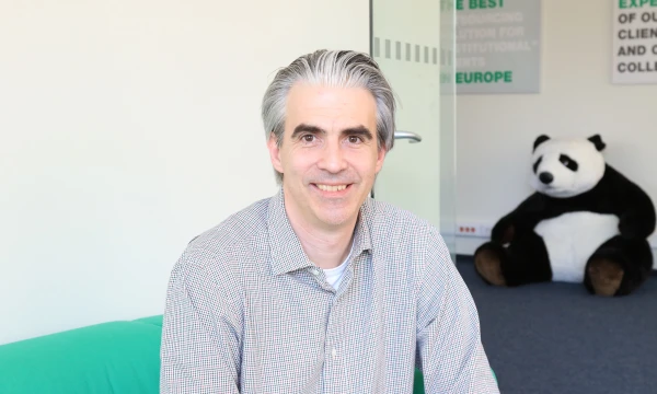 Christianas Heroldas, „Panda Connect“ vadovas: „Jeigu būdamas labai mažas nori dirbti su biržinės bendrovės finansiniais duomenimis, turi parodyti, kad esi geriausias rinkoje arba netoli jo.“ Dariaus Versecko (VŽ) nuotr.