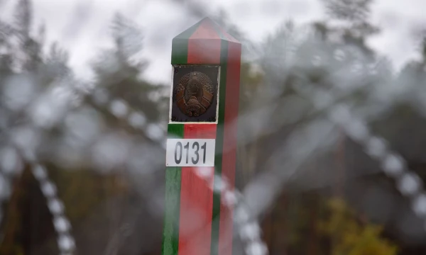 Baltarusijos respublikos sienos riboženklis. Juditos Grigelytės (VŽ) nuotr.