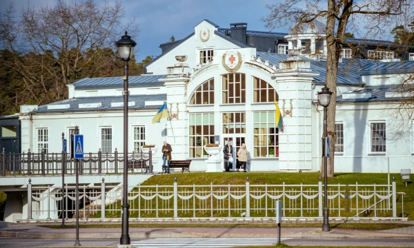 1927 m. pastatytos Birštono purvo gydyklos, seniausios kurorte, dabar priklauso „Tulpės“ sanatorijai. Pauliaus Grigaliūno nuotr. 