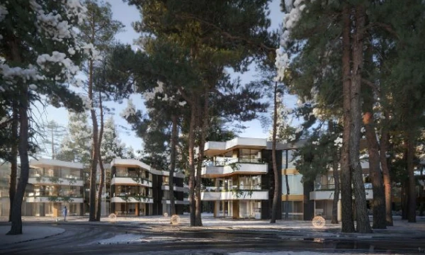 Bendrovės vizualizacija.