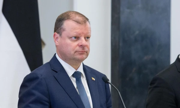 Ministras pirmininkas Saulius Skvernelis. Juditos Grigelytės (VŽ) nuotr.