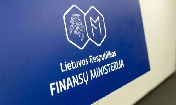 Finansų ministerijos iškaba. Juditos Grigelytės (VŽ) nuotr.