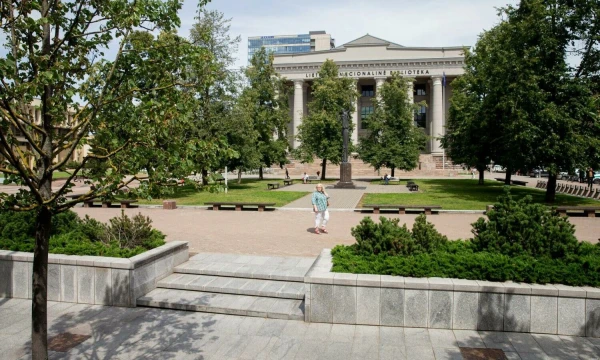 Nacionalinė M. Mažvydo biblioteka Vilniuje. Juditos Grigelytės (VŽ) nuotr.