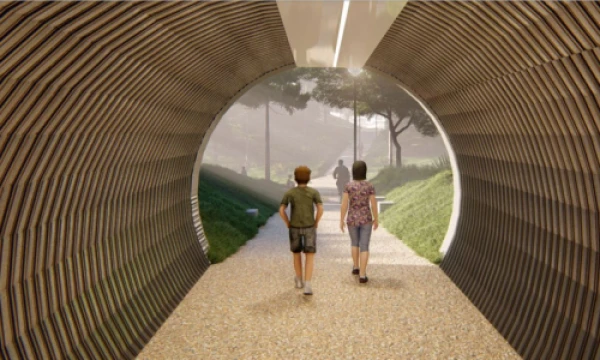 Bendrovės vizualizacija.