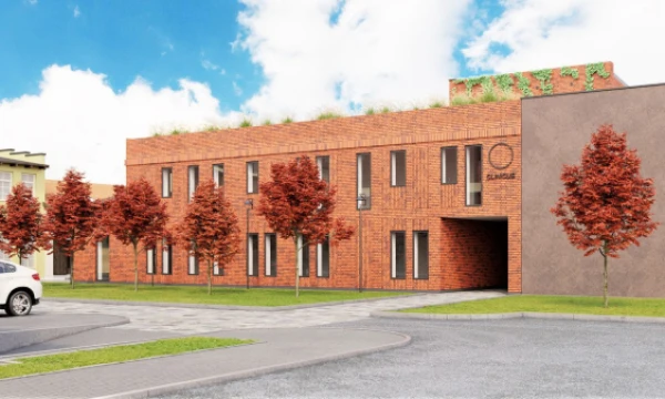 Bendrovės vizualizacija.