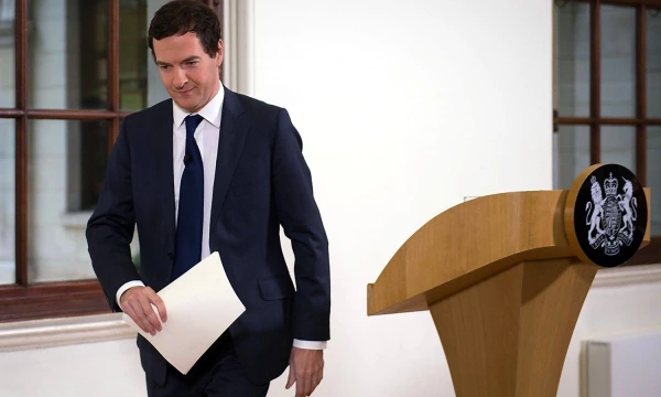 George'as Osborne'as. Stefano Rousseau („Reuters“ / „Scanpix“) nuotr.