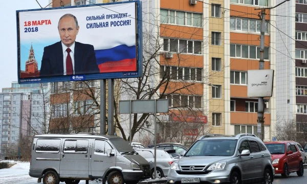 Rusijoje kovo 18 d. vyksiančiuose prezidento rinkimuose, neabejojama, laimės dabartinis valstybės vadovas Vladimiras Putinas. Vitaliy Ankov (Sputnik/Scanpix) nuotr.