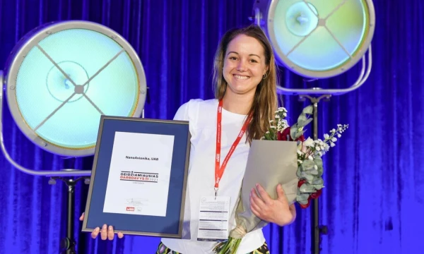 Monika Paškauskaitė, „NanoAvionikos“ personalo verslo partnerė. Ryčio Galadausko (VŽ) nuotr.