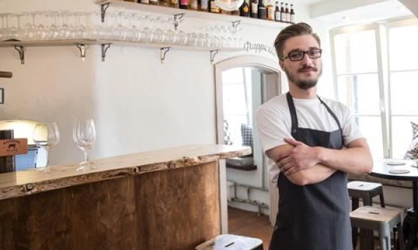 Andrius Markevičius, vienas restorano „Naked Bite“ savininkų.