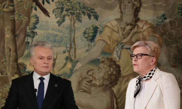 G. Nausėda ir I. Šimonytė. VŽ koliažas.