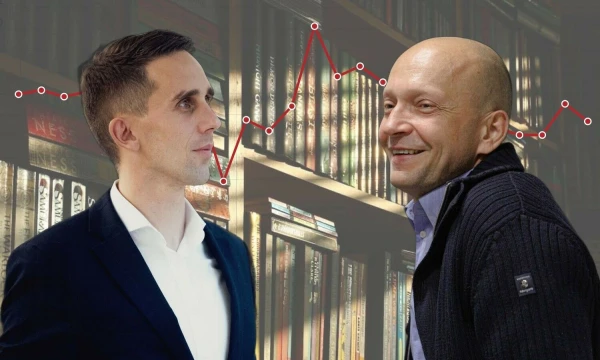 Tadas Povilauskas, SEB banko ekonomistas (kairėje), ir Nerijus Mačiulis, „Swedbank“ vyr. ekonomistas. VŽ fotokoliažas.