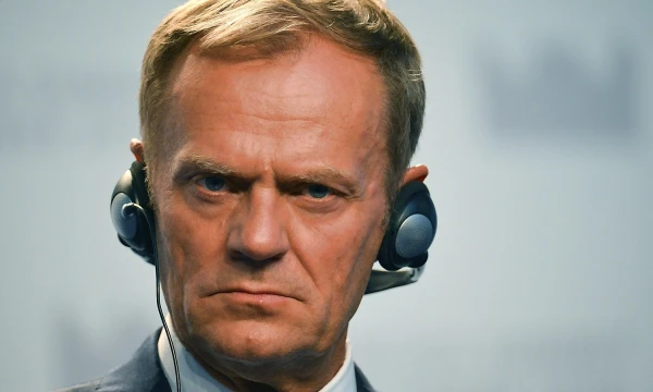 Donaldas Tuskas, Europos vadovų tarybos pirmininkas. aleksejaus Vitvitskio („Sputnik“/„Scanpix“) nuotr.