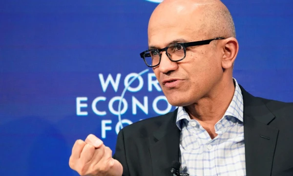 Satyą Nadellą, „Microsoft“ generalinį direktorių, „Financial Times“ paskelbė 2019-ųjų Metų žmogumi. Denis Balibouse’o („Reuters“ / „Scanpix“) nuotr. 