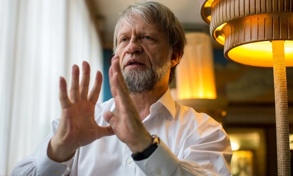 Antanas Mockus Šivickas, buvęs Kolumbijos sostinės Bogotos meras. Vladimiro Ivanovo (VŽ) nuotr.