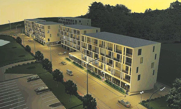 Bendrovės vizualizacija.