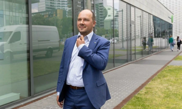 Žygimantas Mauricas, „Luminor“ vyriausiasis ekonomistas. Juditos Grigelytės (VŽ) nuotr.