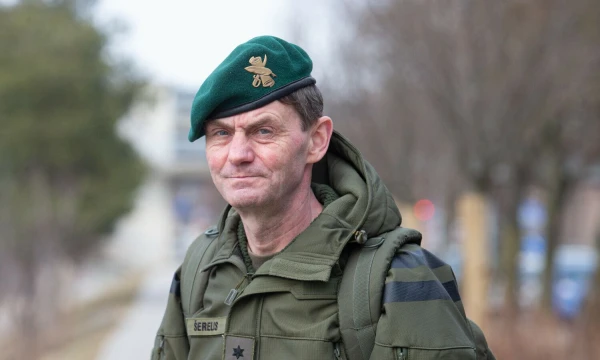 Valerijus Šerelis, Lietuvos kariuomenės mokymo ir doktrinų valdybos karybos instituto direktorius. Juditos Grigelytės (VŽ) nuotr.