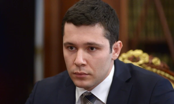 Rusijos Kaliningrado srities laikinuoju gubernatoriumi paskirtas Antonas Alichanovas. Aleksejaus Nikolskio („Sputnik“ / „Scanpix“) nuotr.
