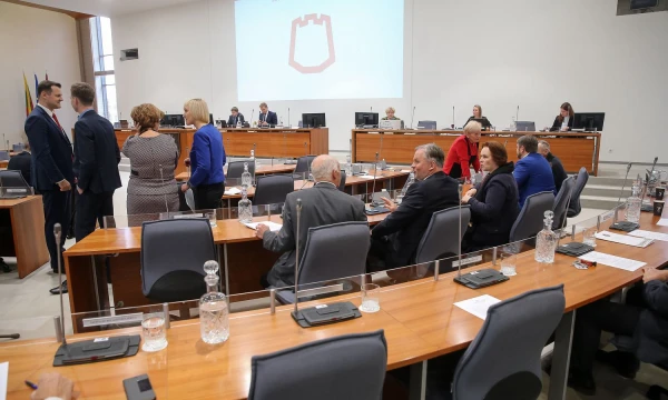 Vilniaus savivaldybės tarybos posėdyje bus pristatytas šių metų sostinės biudžeto projektas. Vladimiro Ivanovo (VŽ) nuotr.