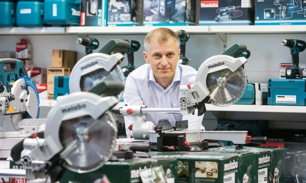 Kęstutis Daukševičius, UAB „Įrankiai.lt“ savininkas: „ Logistika yra įdomiausias dalykas ir didžiausias iššūkis kuriant šį verslą.“
Juditos Grigelytės (VŽ) nuotr.