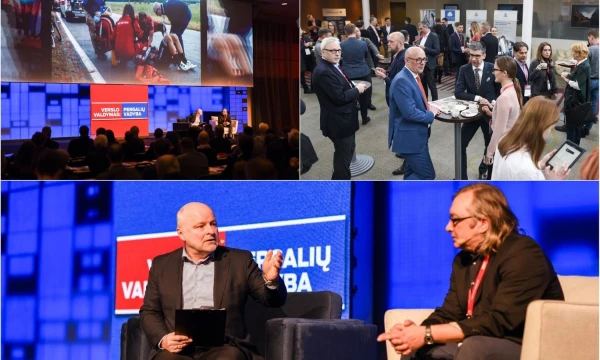 VŽ montažas. Konferencija „Verslo valdymas 2018: pergalių vadyba“. Ryčio Galadausko (VŽ) nuotr.