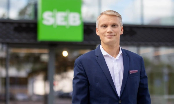 SEB valdybos narys, Verslo bankininkystės tarnybos direktorius Vilius Juzikis.