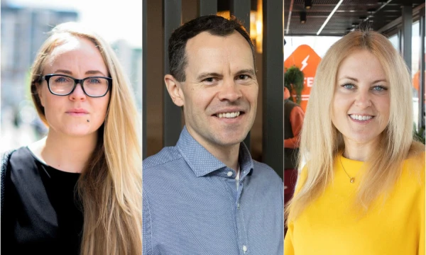 E. Gailė (kairėje), „Varlė.lt“ personalo vadovė, P.  Insoda, „NFQ Technologies“ direktorius, A. Čepukienė, UAB „Reitan Convenience Lithuania“ personalo vadovė. VŽ koliažas