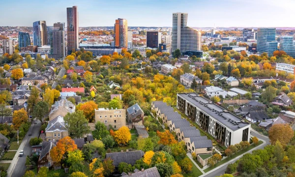 Bendrovės vizualizacija.