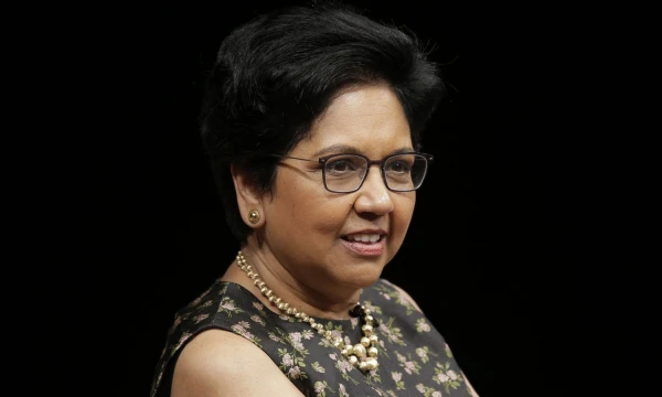 Indra Nooyi, buvusi PepsiCo“ generalinė direktorė. Seth Wenig (AP / „Scanpix“) nuotr. 