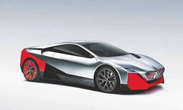 Savavaldis „BMW Vision M Next“ puoselėja vairuotojų pomėgius. „BMW AG“ nuotr.