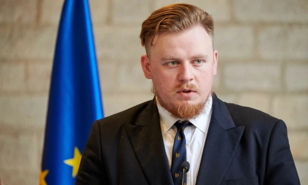 Jaroslavas Božko, „Geltonojo kaspino“ atstovas. „Zuma Press“ / „Scanpix“ nuotr.