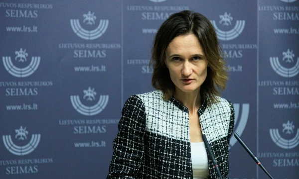 Viktorija Čmilytė-Nilsen, Seimo pirmininkė. Vladimiro Ivanovo (VŽ) nuotr.