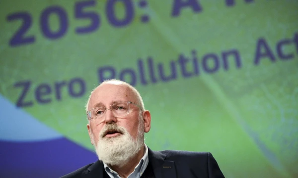 Europos Komisijos vicepirmininkas Fransas Timmermansas. (Johanna Geron (AP/„Scanpix“) nuotr. 