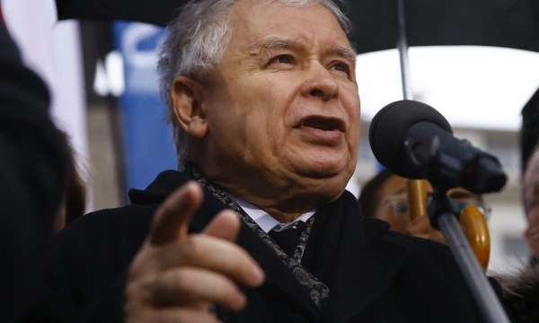 Jaroslaw Kaczynski, leader of ruling Law and Justice party. REUTERS/Kacper Pempel 