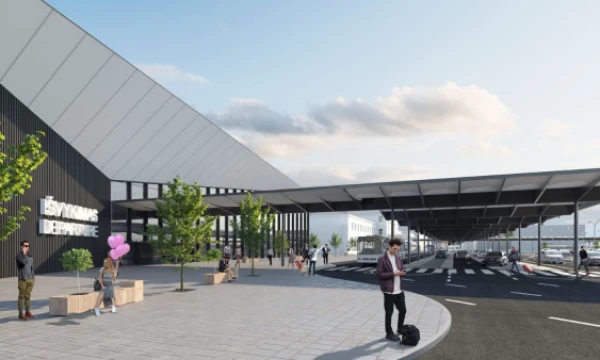 Bendrovės vizualizacija.