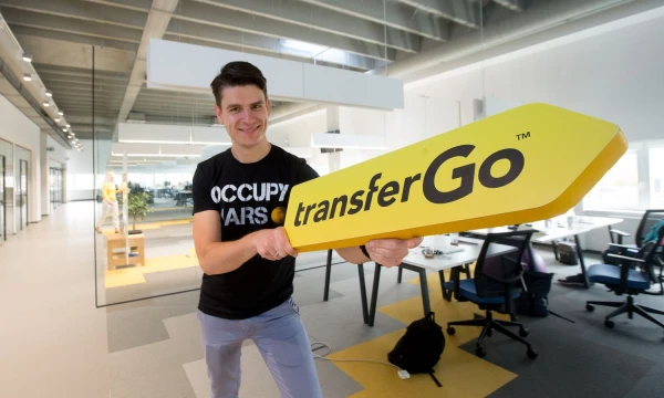 Daumantas Dvilinskas, „TransferGo“ generalinis direktorius. Juditos Grigelytės (VŽ) nuotr.