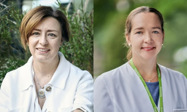 Valė Samanavičiūtė-Abromavičienė (kairėje), „Gemma“ Vievio namų direktorė, Vilma Raškelienė, slaugos vadovė. Įmonės nuotr.