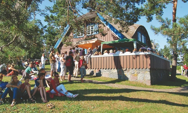 Festivalio Žodžio programos klausytojai Thomo Manno kultūros centre. Festivalio rengėjų nuotr.