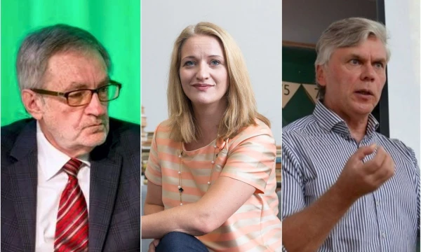 VŽ montažas. Ekonomistai: Teodoras Medaiskis, Jekaterina Rojaka, Linas Čekanavičius.