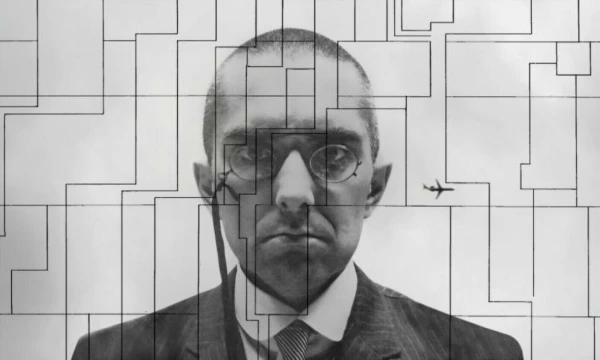 Kadras iš filmo „George Jurgio Mačiūno ir Fluxus istorija“.