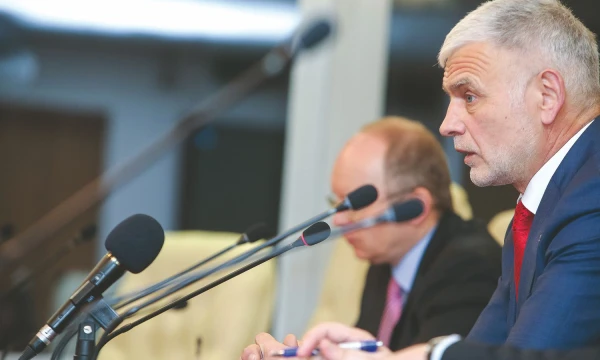 Bronius Markauskas, žemės ūkio ministras, sako, kad parengtą žemėlapį dar reikės apsiginti EK. Vladimiro Ivanovo ( VŽ) nuotr.