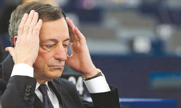 ECB vadovas Mario Draghi: „Reformų atidėliojimo kaina – per didelė.“ Vincent‘o Kesslerio („Reuters“ / „Scanpix“) nuotr.